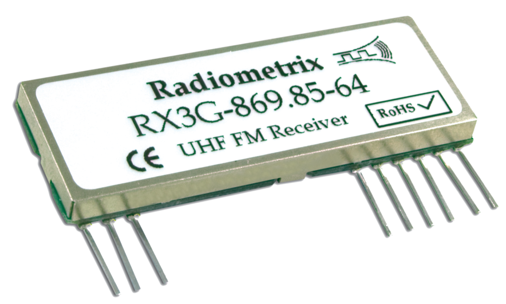 RX3G | UHF FM receiver module with RSSI